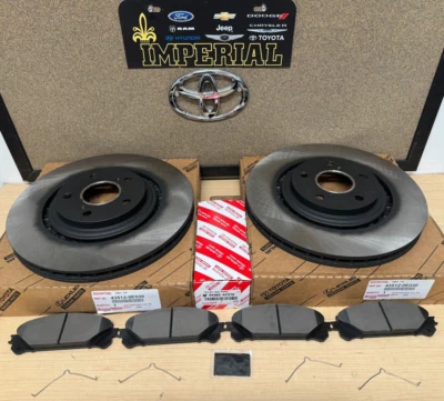 2010-2015 LEXUS RX350 RX450H 原始设备制造商 正品 前制动马达和 TCMC 垫子 — 第 1/4 张图片