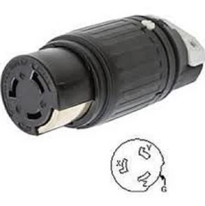 Hubbell 3764C 50 Amp 600 Volt AC 3P 4W Twist lock Connector NIB  *** SALE *** - Picture 1 of 3