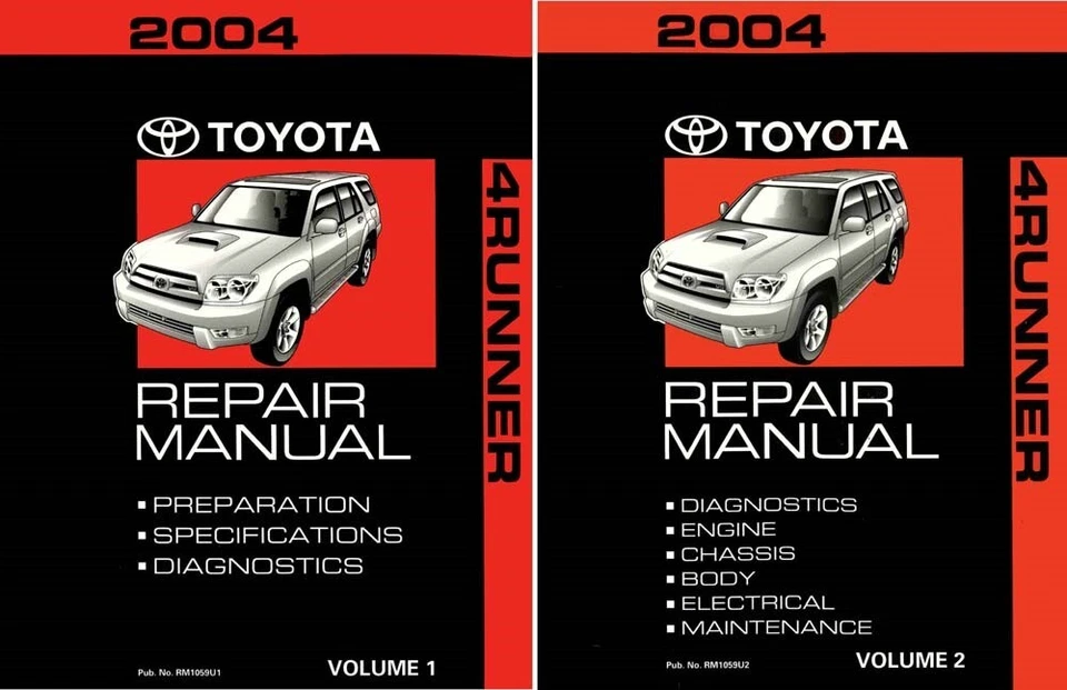 Toyota 2004 4-Runner manual de reparación de taller Foto 1 de 1
