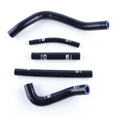 5PCS BLACK For 1996 1997 98 1999 2000 Suzuki RM250 RM 250 Silicone Radiator Hose - Imagem 1 de 4