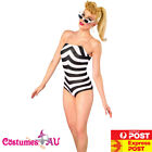 Ladies 1959 Original Barbie Doll Costume Cosplay Set Kit Adult Bathing Suit