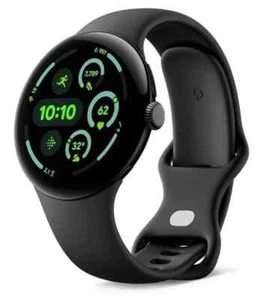 Google Pixel Watch 3 LTE GPS 41mm Czarny Wi-Fi GA05744 Klasa C UK 1 rok gwarancji - Zdjęcie 1 z 9
