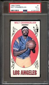 1969 Topps #1 Wilt Chamberlain PSA 5.5 Los Angeles Lakers