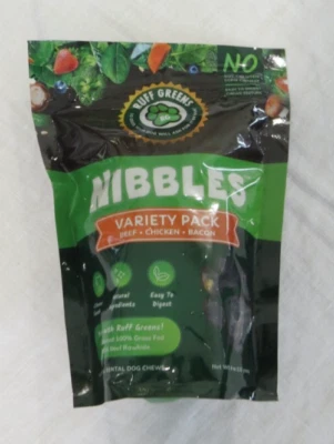 NEW Ruff Greens NIBBLES Dental Dog Chews 4 oz Dog Treats - Image 1 of 3