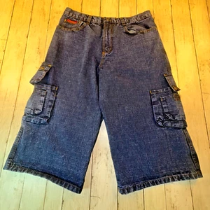 Vintage Y2K Jorts Mens Sz 34 Etam Weekend Big Sam Baggy Oversized Skater JNCO - Imagen 1 de 11