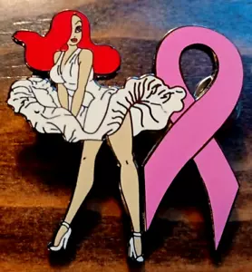 Jessica Rabbit as Marilyn Monroe, Cancer Awareness Pin - LE 100 NEW - Picture 1 of 2