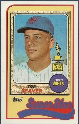 Tom Seaver #15 1989 Topps/LJN Baseball Talk - Image 1 of 1
