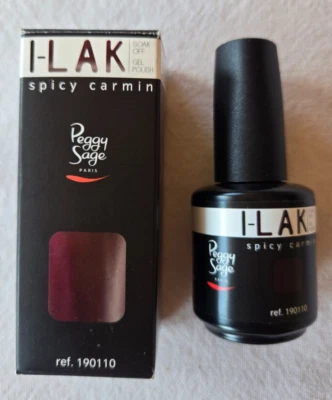Vernis semi-permanent I-Lak neuf spicy carmin n° 190110 Peggy Sage 15 ml (mon) - Bild 1 von 4