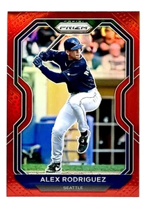 2021 Panini Prizm Tier II Red #195 Alex Rodriguez Seattle Mariners - Picture 1 of 2
