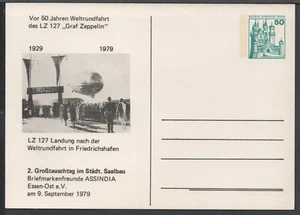 ✔️ NICE ZEPPELIN THEME POSTCARD - Picture 1 of 1