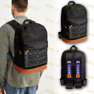 Spoon Sports Black Harness Adjustable Shoulder Straps JDM Recaro Racing Backpack - Picture 1 of 5