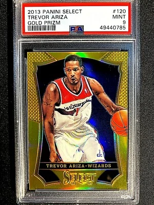 2013-14 Panini Select Gold Prizm/10 Trevor Ariza #120 PSA 9 como nuevo = Grd957= Foto 1 de 2