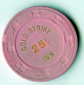 Nevada, Boulder City: Gold Strike Inn 25 centavos, 1966 - Imagen 1 de 2