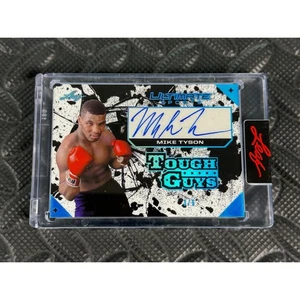 2024 Leaf Ultimate Sports Mike Tyson Tough Guys Teal Auto /5 Impregnable Clean - Picture 1 of 2