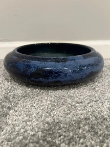 Stunning Signed Fulper Pottery Bowl Flambe Glaze Drip Art Studio Ceramic VTG USA - Picture 1 of 9