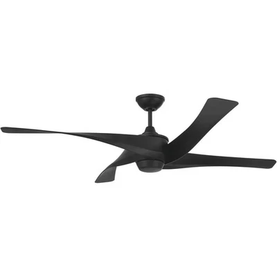 Craftmade VNN58FB4 Venn 58 inch Flat Black Indoor/Outdoor Ceiling Fan - Image 1 of 4
