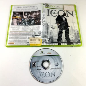 Def Jam ICON Game (Microsoft Xbox 360, 2007) With Case NO Manual Rare EA NTSC US - Picture 1 of 8