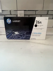 Genuine HP LaserJet 26a Black CF226A Toner Cartridge OEM New - Photo 1/6