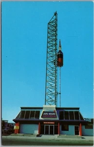 Vintage 1960s LAS VEGAS, Nevada Postcard "CAPE VEGAS STRATAFLITE" Ride View - Picture 1 of 2
