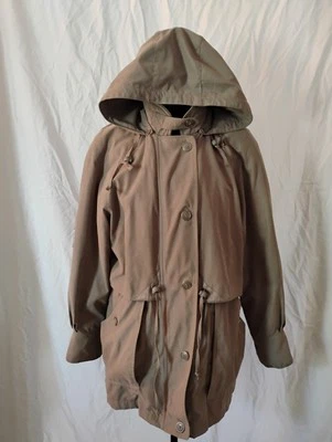 Forecaster Of Boston Jacket Womens XS Brown Lined Button Up Removable Hood - Image 1 of 4
