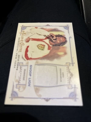 Snoop Lion Snoop Dogg 2014 Topps Allen & Ginter Evento Usado Reliquia Músico Rapero Foto 1 de 2