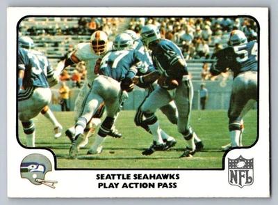1977 Fleer Team Action #27 Play Action Pass - Image 1 of 2