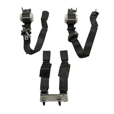 Juego de cinturón de seguridad exterior trasero Ford F250 F350 2011-2016 cabina extendida negro izquierdo derecho OEM Foto 1 de 4