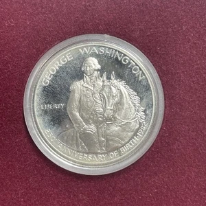 1982 George Washington Half Dollar w/ COA Read Description - Picture 1 of 6