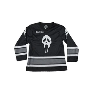 Ghostface Hockey Jersey Youth Large Long Sleeve Shirt Scream Movie Halloween - Picture 1 of 8