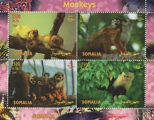 HOJA DE SELLOS MONOS 2004 MNH (NL235) - Imagen 1 de 1