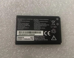 178100170 - Nueva Batería Original 1000mAh 3.7Wh 3.7V para Smartphone MobiWire - Imagen 1 de 2