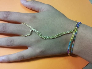 Baciamano Schmuck das Bad Gold Handkuss Armband Ring - Bild 1 von 1