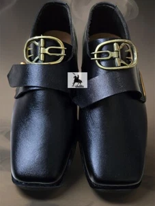 18th Century Colonial Buckle Shoes - Picture 1 of 4