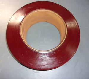 14X4-1/2X8, SMOOTH RED, PUSH-ON FORKLIFT TIRE, 0727D - Picture 1 of 2