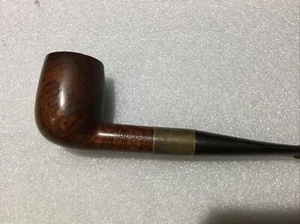 VINTAGE Estate Smoking Pipe Sterling Silver RYEGATE MADE IN FRANCE FRENCH BRIAR - Picture 1 of 7
