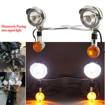 Luz de señal de giro de conducción de paso para Honda VTX1300C VTX1300R VTX1300S VTX1800 Foto 1 de 4