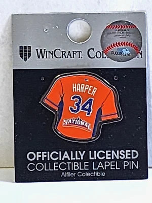 2013 MLB All Star Game #34 Bryce Harper Jersey Pin Citi Field NY - Image 1 of 2