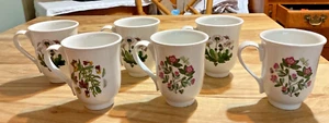 4 Portmeirion Floral 2 Coffee Mugs (6) - Picture 1 of 5