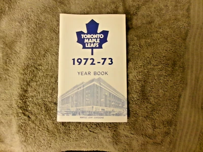 1972-73 TORONTO MAPLE LEAFS MEDIA GUIDE YEARBOOK Program DAVE KEON 1973 Hockey - Image 1 of 4