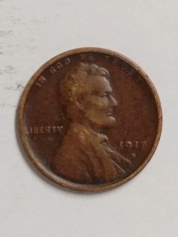 1917 D Lincoln Wheat Penny #20 Cover