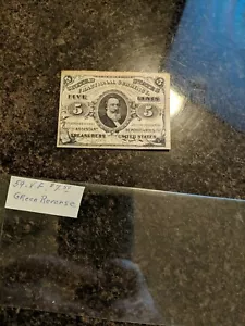 USA 5 Cents Fractional 1863 - Picture 1 of 6