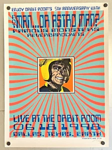 Man Or Astro-Man? Dallas 1998 Original Concert Poster Signed Numbered Silkscreen - Picture 1 of 6