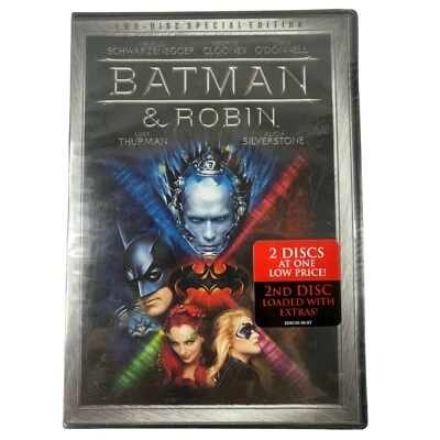 Batman & Robin Sealed DVD, 1997 2 Discs New In Box - Image 1 of 4