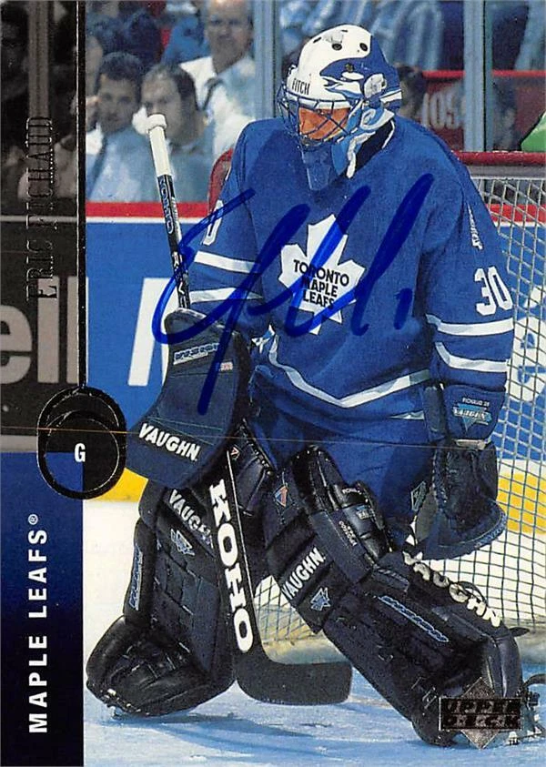 Eric Fichaud autographed Hockey Card (Toronto Maple Leafs) 1995 Upper Deck #338 - Image 1 of 1