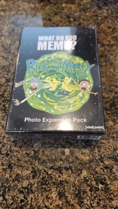  Rick and Morty What Do You Meme? Photo EXPANSION PACK Adult Swim Card Game - Picture 1 of 2