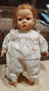 1986 Playmates large cloth and vinyl Baby Doll 22" - Picture 1 of 6