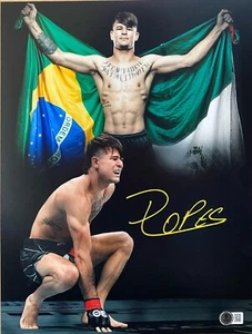 FOTO FIRMADA CON AUTÓGRAFO DE DIEGO LOPES 11X14 CERTIFICADO DE AUTENTICIDAD UFC MMA 6 - Imagen 1 de 3