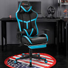 Massage Gaming Chair Reclining Ergonomic Racing Chair High Back Executive Office