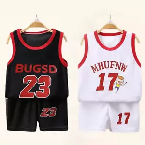 Children'S Sets Summer Children Sleeveless T-Shirt Shorts Set Quick-Drying Outdo - Picture 1 of 14