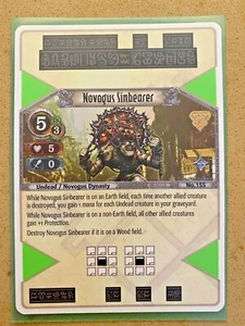 1x Novogus Sinbearer EOJ SET2 #155 PS3 Eye Of Judgment English NM/Unplay R card - Picture 1 of 2